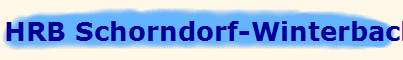 HRB Schorndorf-Winterbach